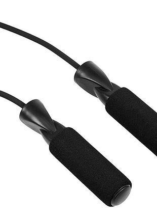 Скакалка c подшипниками "basic" ti-r-5102 черная 2