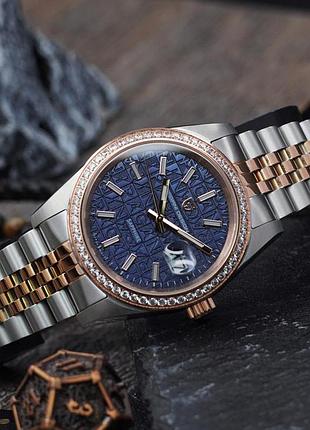 Pagani design pd-1794m silver-rose gold-blue 6