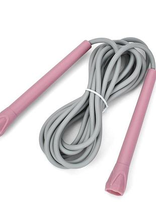 Скакалка ms 4797(pink) розмір 290 см, ручки-пластик