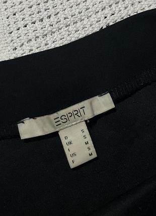 Стильна чорна міді спідниця від бренду esprit 2