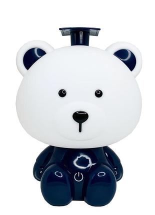Нічник дитячий "ведмідь" mgz-1406(blue) мережевий, живлення від usb