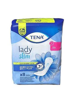 Прокладки уролог lady slim extra plus 8шт тм tena