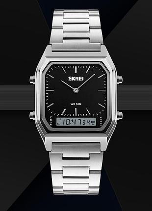 Skmei 1220sibk silver-black 4