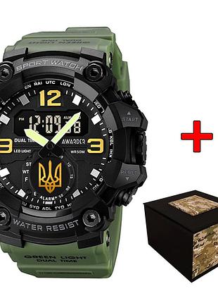 Awarder 003 тризуб золото army green-black