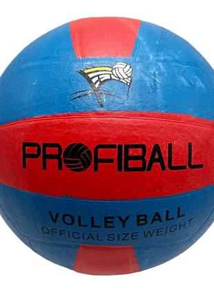 Мяч волейбольный "profiball" va 0016(blue-red) размер №5
