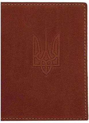 Обложка на паспорт 10004 crazy трезуб коньяк тм верный друг
