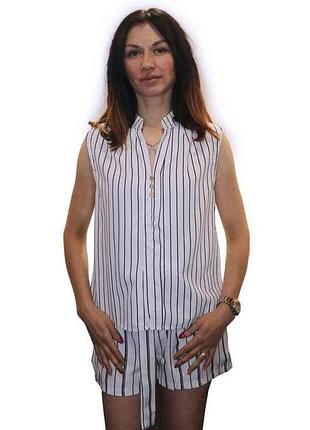 Рубашка.арт батал, натур. ткань 518, белая xl-2xl тм yasili