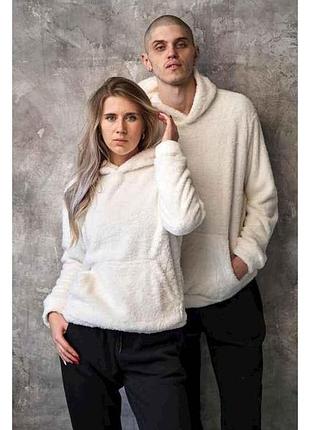Кофта білий cпортивна тедді жін р.3xl тм osm