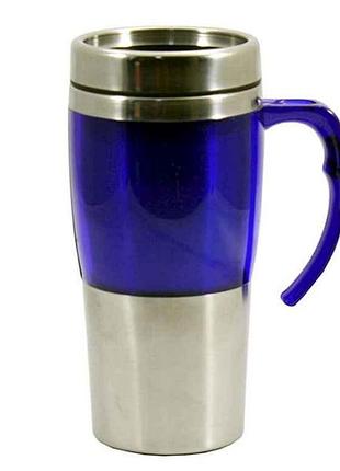 Термокухоль з ручкою 0,380л blue 16041-2 тм zauberg