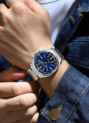 Curren 8455 silver-blue 4
