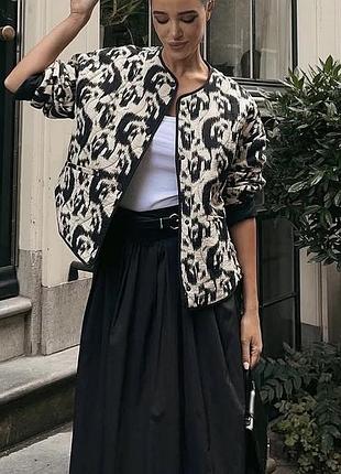 Жіноча стьобана куртка zara