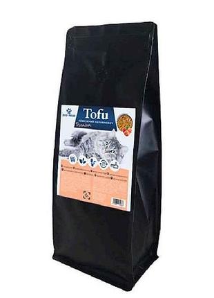Наповнювач комкуючий tofu premium персик 10л тм zoo-pride