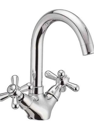 Змішувач на мийку хром dominox 274 гайка тм haiba