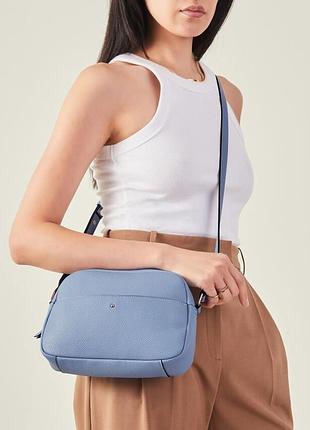 Стильне крос боді accessorize синьо -лілове