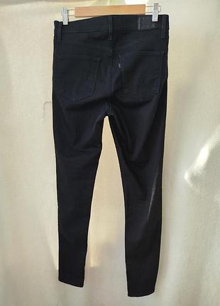 Levi's premium.черные джинсы skinny. 4