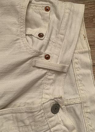 Джинси молочного кольору levis501 7