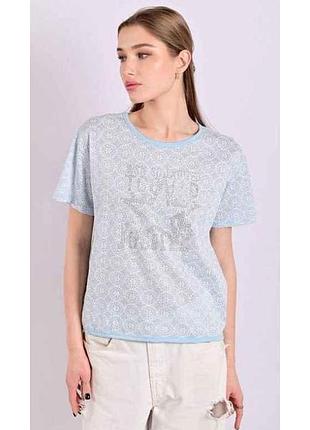 Футболка жін. 6781 арт.00-00396466 р.onesize блакитний тм family
