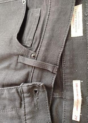 Levi's premium.черные джинсы skinny. 6