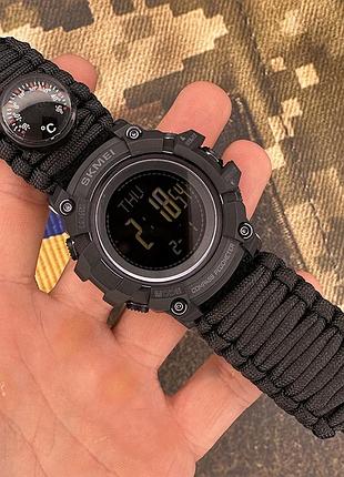 Skmei 1356bk black tactic compass 2
