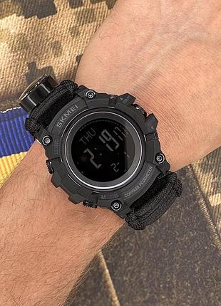 Skmei 1356bk black tactic compass 4