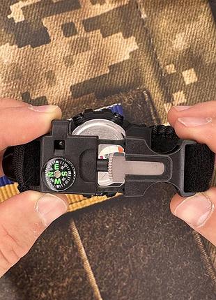 Skmei 1356bk black tactic compass 5