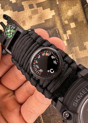 Skmei 1356bk black tactic compass 9