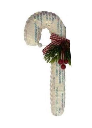 Декор-подвеска новогодняя 18см lollipop 18см белый r96167 тм stenson