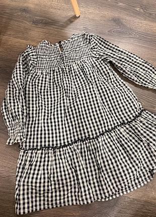 Красива бавовняна сукня mango 110cm 4
