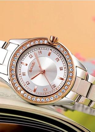 Skmei 1534gdsi gold-silver 3