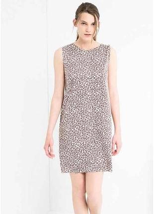 Платье женское р.xs (укр.40-42) с анималистическим принтом 31060385 тм mango