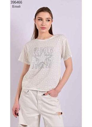 Футболка жін. 6781 арт.00-00396466 р.onesize белый тм family