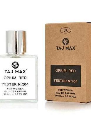 Парфюмированная вода для женщин 50мл тестер no204 ysl black opium red тм taj max