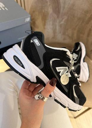 Кроссовки new balance 530 black grey 4