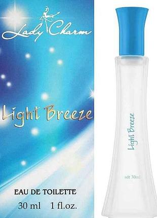 Туалетна вода жін. light breeze (30мл.) тм lady charm