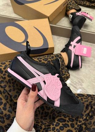 Кросівки onitsuka tiger mexico 66 black pink