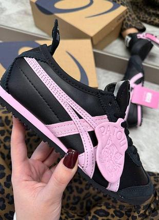 Кроссовки onitsuka tiger mexico 66 black pink 4