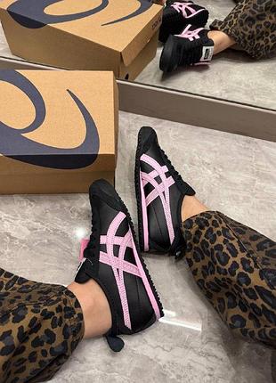 Кроссовки onitsuka tiger mexico 66 black pink 5