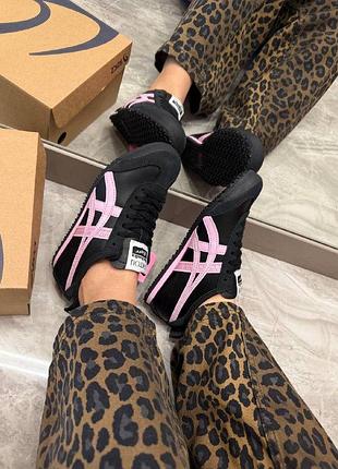 Кроссовки onitsuka tiger mexico 66 black pink 6