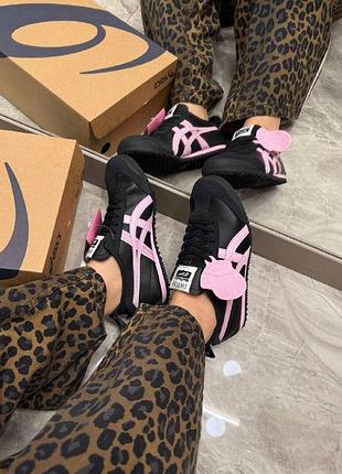 Кроссовки onitsuka tiger mexico 66 black pink 7
