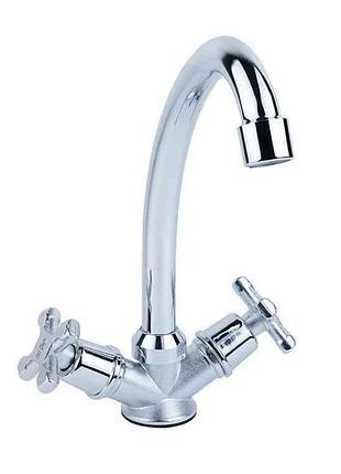 Змішувач qn 1/2 для кухні економ на шпильці (9786100) (2шт в упак) тм aquatic