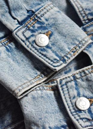 Джинсовая подростковая куртка джинсовка h&amp;m 10-11 лет 6