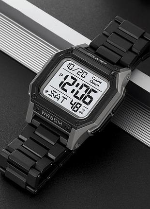 Skmei 2264bkgywt black-grey-white 5