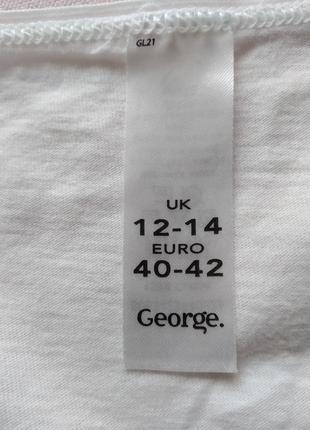 Женские хлопковые трусики бренда george uk 12-14 eur 40-424 фото