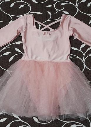 Купальник для танцев (балета) на девочку 7-8 лет, фирмы h&m