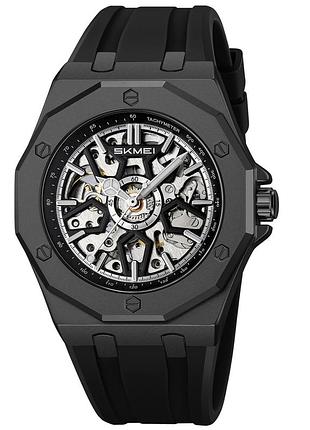 Skmei m036pbk black steel