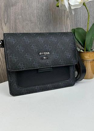 Качественная мини сумочка стиль guess, маленькая сумка клатч на плечо гесс