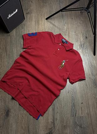 Поло polo ralph lauren big pony / розмір m
