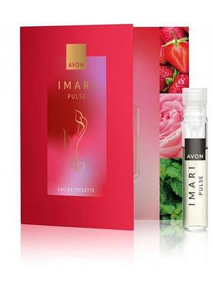 Листовка с пробным образцо туалетная вода avon imari pulse, 0,6 мл (158511694)