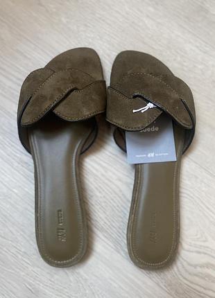 Продам шкіряні сандалії     h&m premium selection