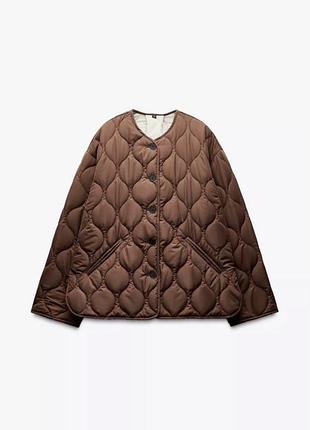Стеганая куртка zara
